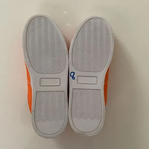 Animal Rescue Orange Slip-On Shoes Spaniel Print Size 7,5 - Picture 6 of 8